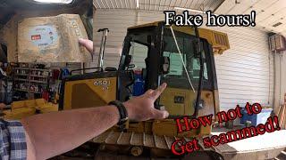 Buyer beware when buying used equipment, hours can be tampered with. We show you what to look for!