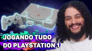 Jogando Tudo do PlayStation 1 em live - Dos clássicos aos desconhecidos