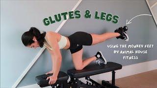 3 min GLUTES & LEGS WORKOUT l using MONKEY FEET by ANIMALHOUSE FITNESS
