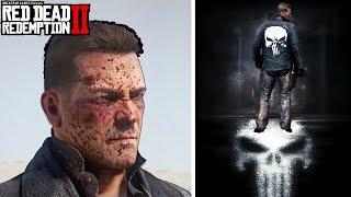 Punisher in Red Dead Redemption 2: Arthur Morgan's Ruthless Rampage in Cinematic Style!