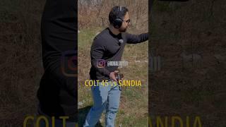 COLT 1911 45 vs SANDIA #shorts #1911 #Colt