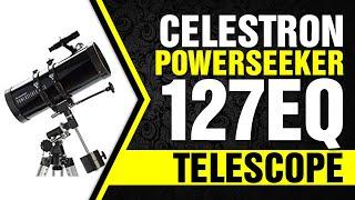 Celestron - PowerSeeker 127EQ Telescope - Manual German Equatorial Mount - Telescopes for Adults