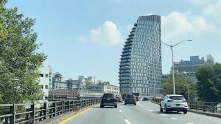 Driving New York City to New Haven - BQE, Whitestone Expwy, I-95 N, Merrit Pkwy