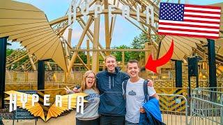 AMERICANS React to HYPERIA! | Thorpe Park