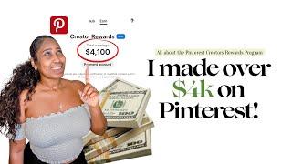 Pinterest Creators Rewards Program | HOW TO MAKE MONEY ON PINTEREST