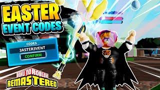 BOKU NO ROBLOX REMASTERED: EASTER EVENT 2020 INFO & CODES [Free Robux]