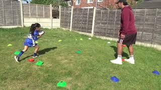 Rugby passing and catching skills for kids