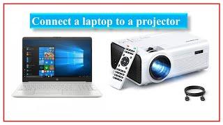 How to connect a laptop to a projector II Enlighten Momin