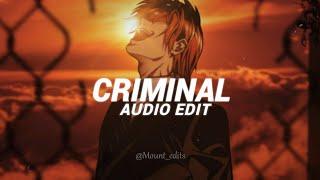 criminal - britney spears [ edit audio ]