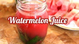 The Absolute Best Watermelon Juice Recipe