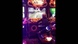 Caden at arcade