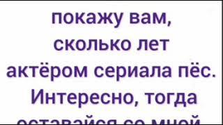 Актёры из сериала пёс. Никита Панфилов, Ольга Олексий и другие. Сколько же им лет на самом деле ??