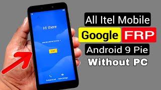 All Itel Bypass Google Account/FRP Lock |ANDROID 9 (Without PC)