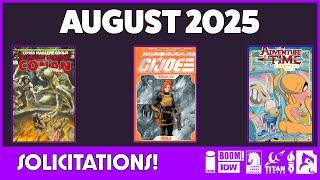August Previews 2025: Image, Dark Horse, BOOM, IDW, Titan, Fantagraphics, Mad Cave, & Oni Press!