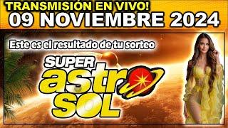 ASTRO SOL: Resultado del ASTRO SOL del SÁBADO 09 de noviembre de 2024.