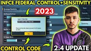 (2023) INFce Federal Control Code/ INFce Federal New 2.4 Update Sensitivity Code | PUBGM/BGMI