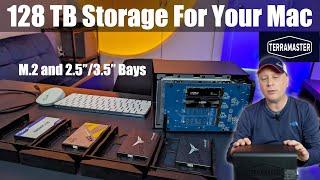 Massive External Raid Storage For Your M1, M2, or M3 Mac - TerraMaster D8 Hybrid DAS