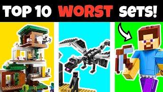 Top 10 WORST LEGO Minecraft sets...