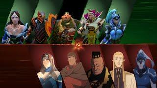 Dota: Dragons Blood - Game vs Animation