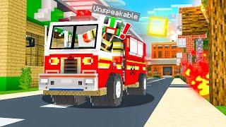 BECOMING A FIREFIGHTER IN MINECRAFT!