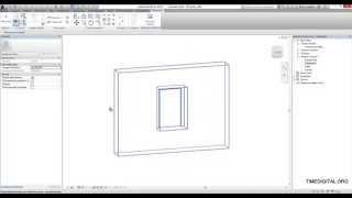 Создание семейства окна в Revit architecture. Автор - Андрей Кузьменко. Timedigital.org