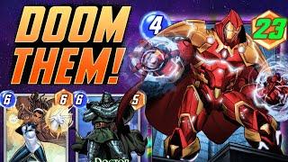 ONGOING DOOM. The new Doom is a 4/23 in this deck!!