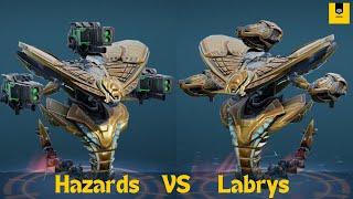 [WR]  Quicksand LABRYS VS Cryptic HAZARDS - OPHION Build Comparison | War Robots