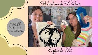 Wool and Wishes Knitting & Crochet Podcast Ep.36 Gnomes of Grimble Wood, Virus Shawl & lots more