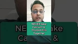 Don't take your THYROID pill with....