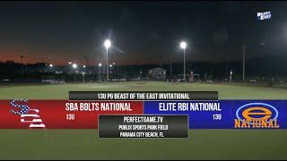 13U Beast of the East CHAMPIONSHIP | SBA Bolts National vs Elite RBI National HIGHLIGHTS