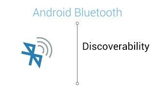 Bluetooth Tutorial - Bluetooth Discoverability in Android Studio