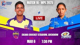  Match 16 - Mumbai Indians vs UP Warriorz | #WPL2025 | Female Cricket LIVE