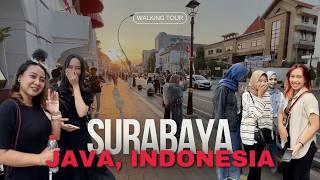 Explore SURABAYA City  East Java Indonesia | Old town Walking Tour 2024