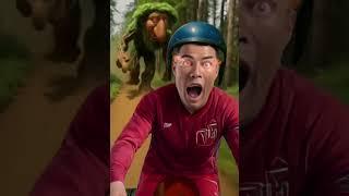 Cristiano Ronaldo on a Cycle Mission to Save a Monster! ‍️