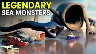 Legendary Sea Monsters Size Comparison 3D | BLOOP VS SEA EATER