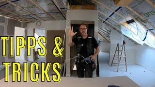 Tipps & Tricks - Lifehacks -  how to ´s für die Baustelle vom Trockenbauer / Drywall Maker DIY