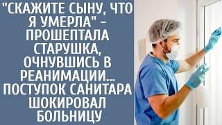 "Скажите сыну, что я умерла" - шептала старушка, очнувшись в реанимации… Поступок санитара шокировал