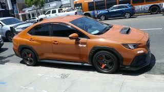 Orange Pumpkins Car Pumpkin Banger Sunset Blvd Los Angeles California USA June 5, 2025