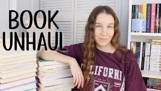 Huge Book UnHaul | Decluttering my Bookshelves