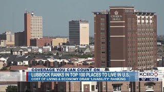 Lubbock ranks in top 100 places to live in the U.S.