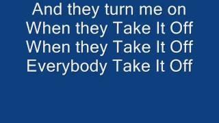 Kesha - Take It Off LYRICS