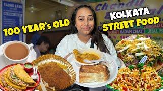 100 Year Old Street Food in South Kolkata-Puchka, Chilla, Radhu Babu Chicken Kosha & more