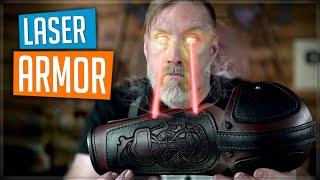 Making Leather Armor with a Laser Cutter Engraver - The Creality Falcon 2