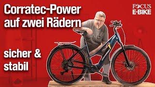 Corratec E-Power Sport im FOCUS E-BIKE Test | Komfort und Leistung vereint!