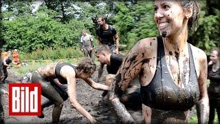 „Tough Mudder“ - So hart ist das Matsch-Rennen ( Mud Run / Hindernis / obstacle / jogging)