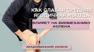 Как слабая средняя ягодичная мышца влияет на биомеханику колена