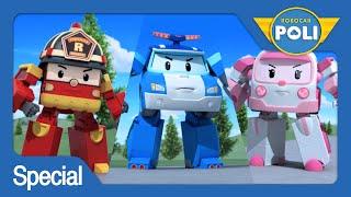 Poli, Roy, Amber, Helly Transformation | Robocar Poli Special clips