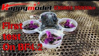 Mobula 6 EX0802 25000kv  Betaflight 4.2 RPM Filter Jazzmaverick 96khz Happymodel us65 pro acro