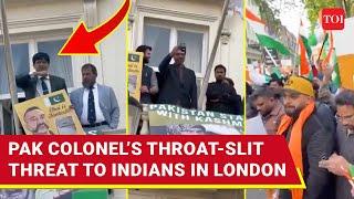 Pak Colonel's 'KILL THREAT' To Indians In UK; Toast Raised As Protesters Slam Pahalgam Attack