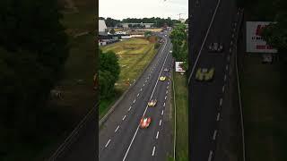 A steady stream from high above the Mulsanne Straight for the first time in 24 Hours. #LeMans24 #WEC